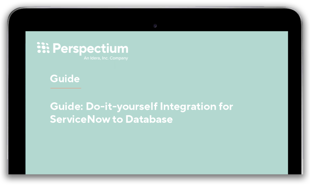 A Guide Do it yourself Integration-for ServiceNow to Database